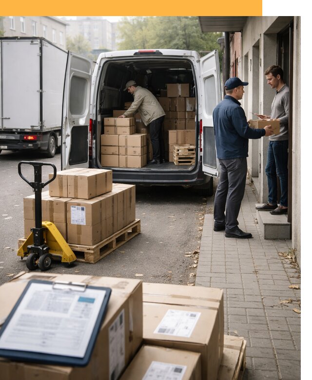 Доставка грузов от двери до двери с таможней от 46292 руб.