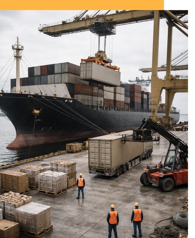 Морские перевозки из Индии: доставка FCL/LCL, таможня от 123444