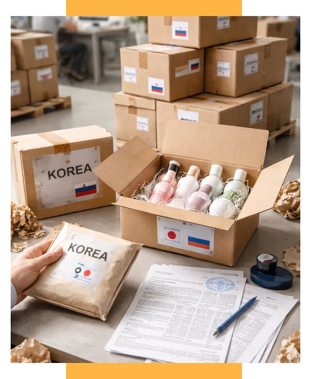 Доставка косметики из Кореи от 8744 р. под ключ | СетСервис-Внт