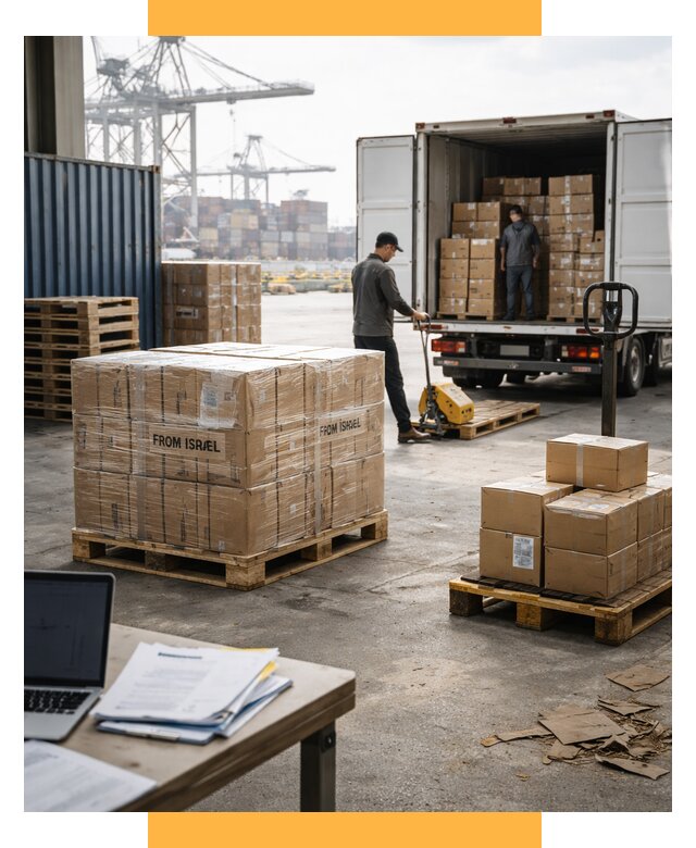 Доставка грузов из Израиля от 15431 р., логистика от СетСервис-Внт