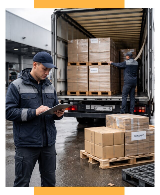 Доставка грузов из Беларуси от 15431 р. логистика СетСервис-Внт