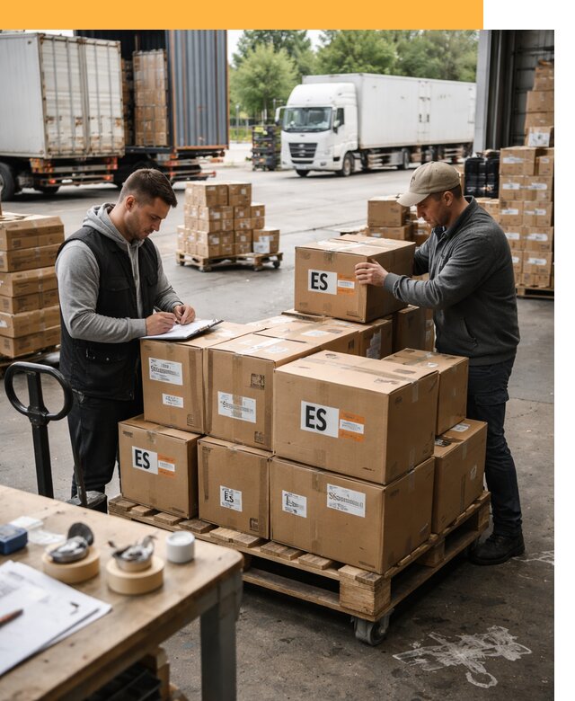 Доставка грузов в Испанию автотранспортом от 36005 руб