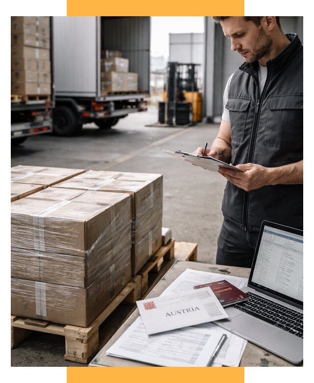 Доставка в Австрию от 66866 р. Логистика и экспорт СетСервис-Внт