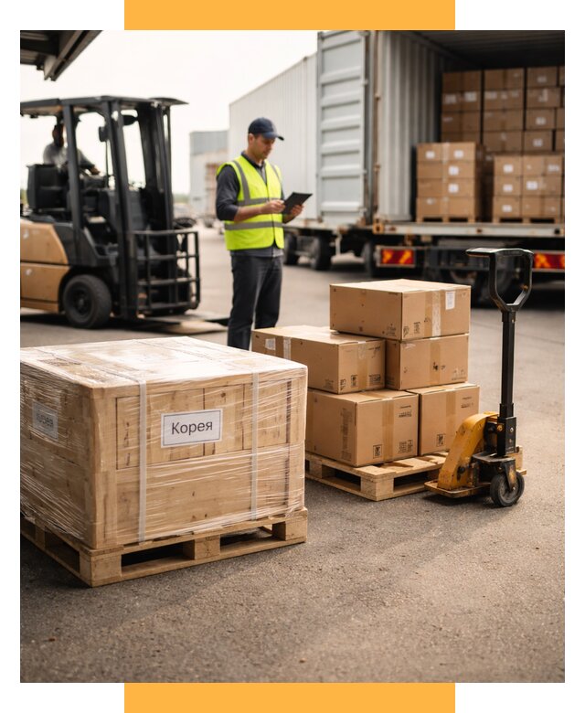 Доставка грузов в Корею из России от 36005 р. | СетСервис-Внт