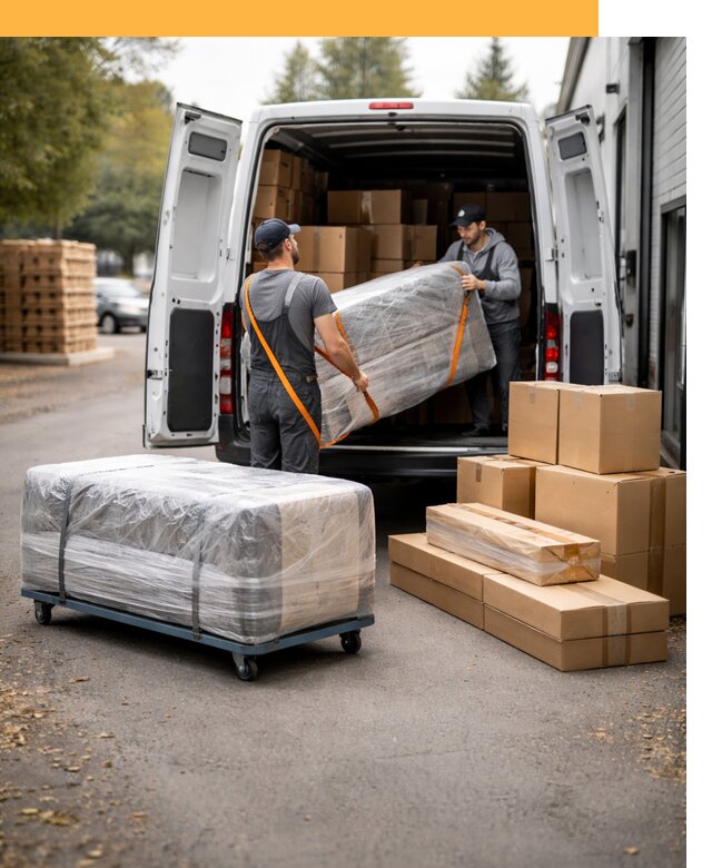 Перевозка мебели по России и за рубеж с таможней от 7715