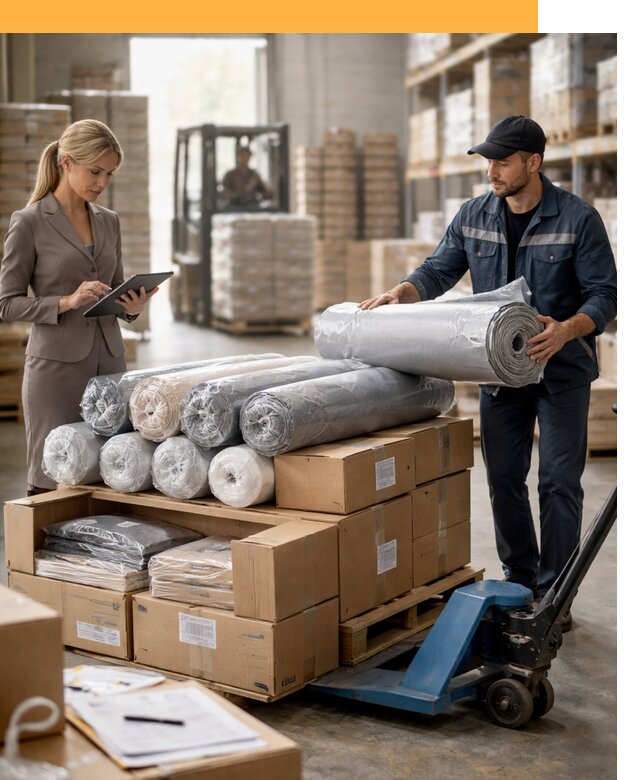 Перевозка текстиля по миру от 15431 руб. с таможней и страхованием