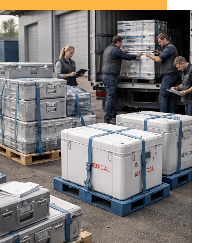 Перевозка медицинского оборудования по всему миру от 15431 руб