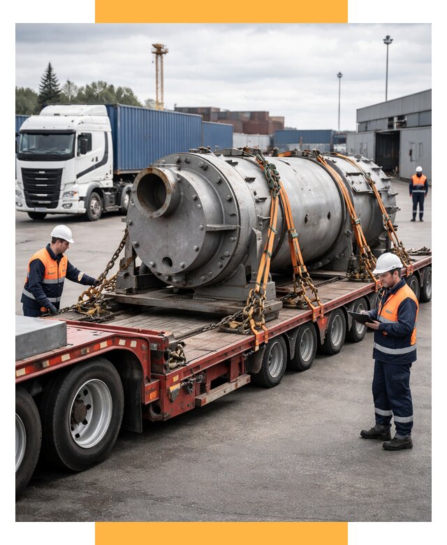 Перевозка тяжеловесных грузов под ключ от 154305 р. | СетСервис-Внт