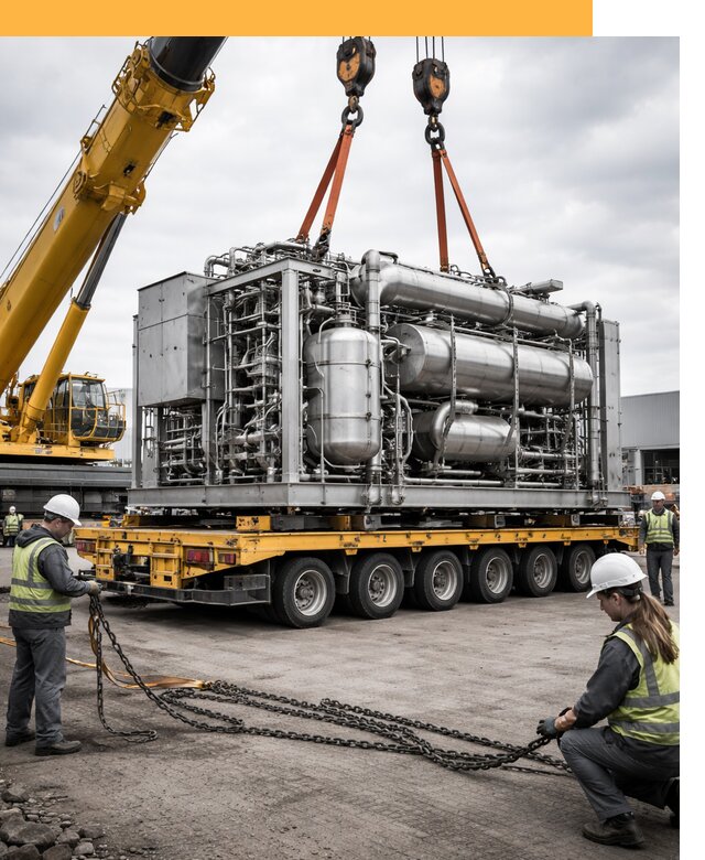 Перевозка тяжеловесных грузов по миру от 154305 руб