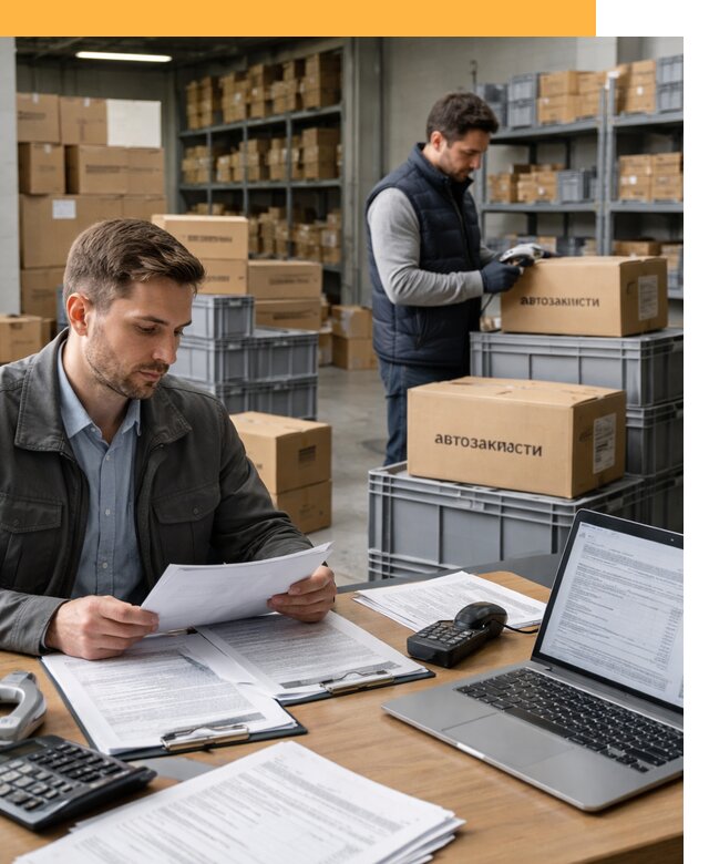 Таможенное оформление автозапчастей по выгодным тарифам от 8744