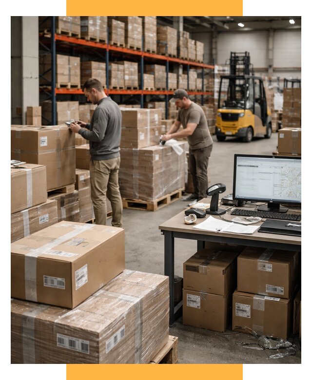 Склад консолидации в Европе от 6687 р., услуги СетСервис-Внт