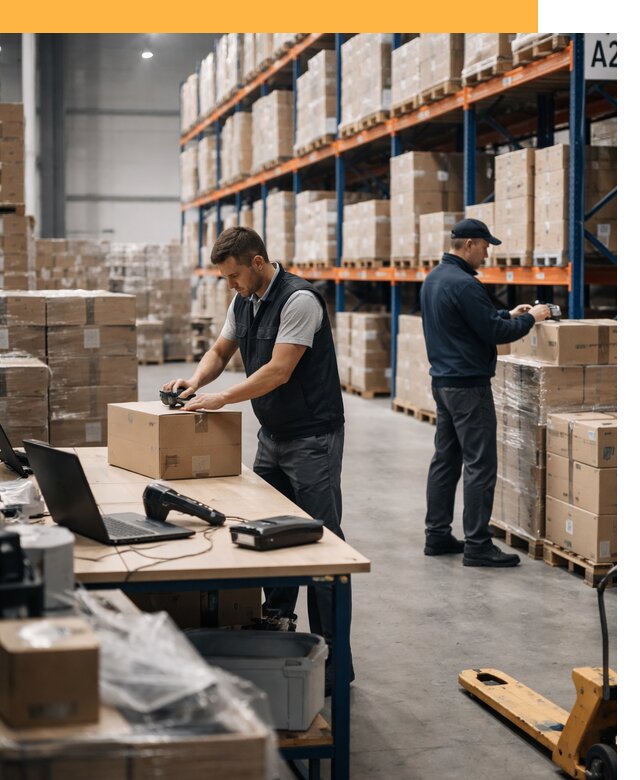 Склад консолидации в Европе: хранение, сортировка от 6687